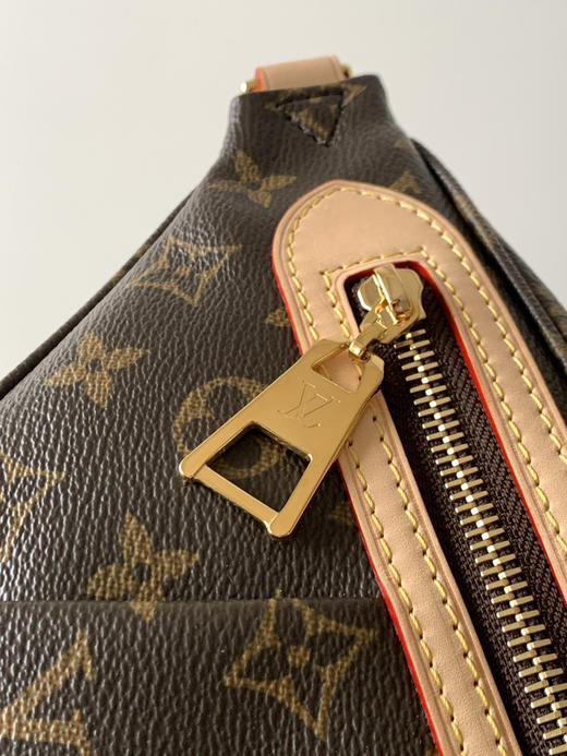 秋冬特惠💰1250 渠道级LV【全钢五金 MB163c01变码芯片】te级LV 全套包装 M46784老花 High Rise 腰包 商品图5