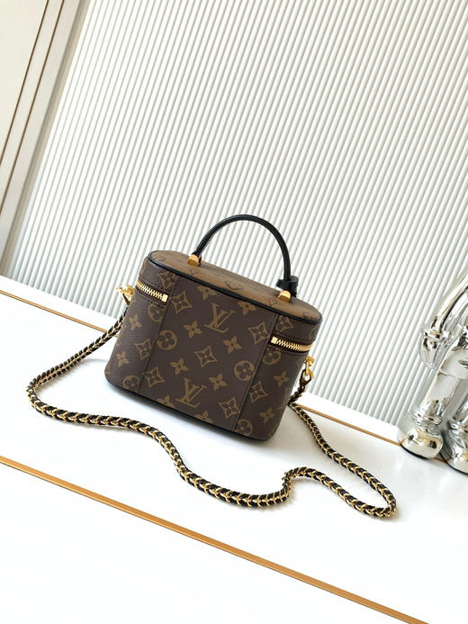 秋冬特惠💰1240 渠道级LV【全钢五金 MB163c01动态变码芯片】te级LV 全套包装 动态变码芯片 Nice 化妆包 M45165 商品图2