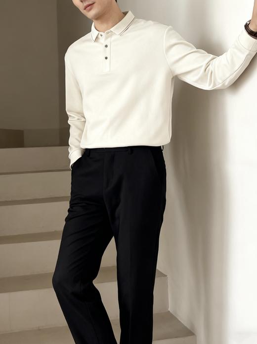 【老爺車男士长袖polo衫SS493】✅厚实细腻的加绒内里，用料相当扎实，柔软舒适，贴心呵护皮肤！-PWJCY 商品图10