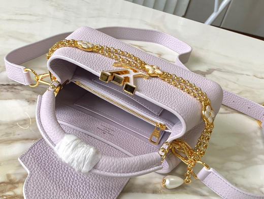 秋冬特惠💰1700 渠道级LV 新品 te级LV 动态芯片 M25476/M48865浅紫珍珠花朵 商品图3