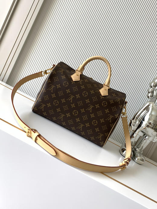 秋冬特惠💰1270 渠道级LV【全钢金色五金 MB163c01变码芯片】te级LV 全套包装 M46980老花 Speedy 系列手袋 商品图2