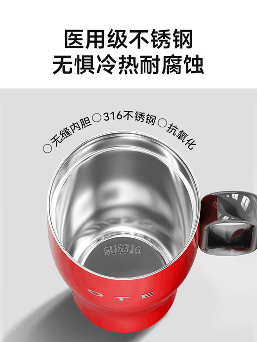 【OTE吸管保温杯】欧堤冰霸杯保温杯大容量巨无霸不锈钢女生高颜值车载吸管水杯 商品图4