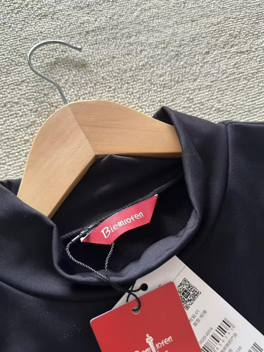 正品比音勒芬高领四面弹轻量科技面料内里抓绒保暖T恤，M-3XL 商品图5