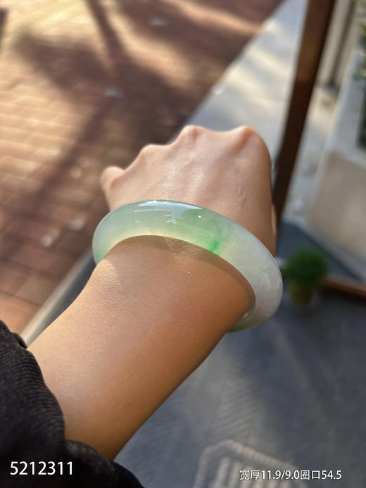 冰飘翠手镯【5212311】圈口54.5~具体价格微信咨询 商品图4
