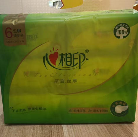 DT15130心相印三层130抽茶语面巾纸1*12*6 商品图0