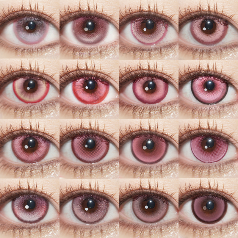 【合集】MyukiCon粉色 COS美瞳 坠入爱河/桃夭粉棕/粉樱奶昔/玫瑰精灵/樱花物语/桃芝粉/次元梦境Pro粉/魔女画廊粉 鬼灭之刃弥豆子/魔法少女小圆/守护甜心/明日方舟 清透浅粉桃粉色系