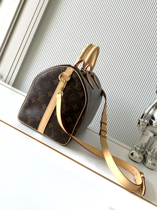 秋冬特惠💰1270 渠道级LV【全钢金色五金 MB163c01变码芯片】te级LV 全套包装 M46980老花 Speedy 系列手袋 商品图1