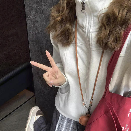 裁缝学苑AQ571设计感拼接立领卫衣纸样新款开衫外套打版裁剪图纸 商品图3