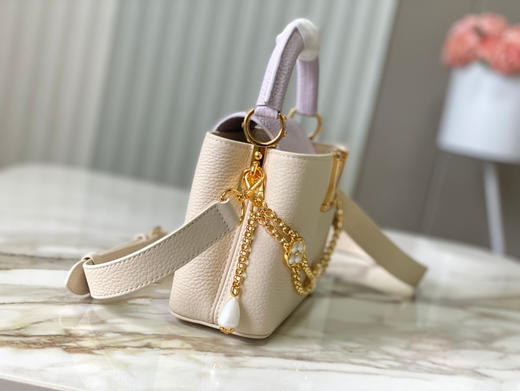 秋冬特惠💰1750 渠道级LV 新品 te级LV 动态芯片 M15117/M48865浅紫拼奶白珍珠花朵款 商品图1