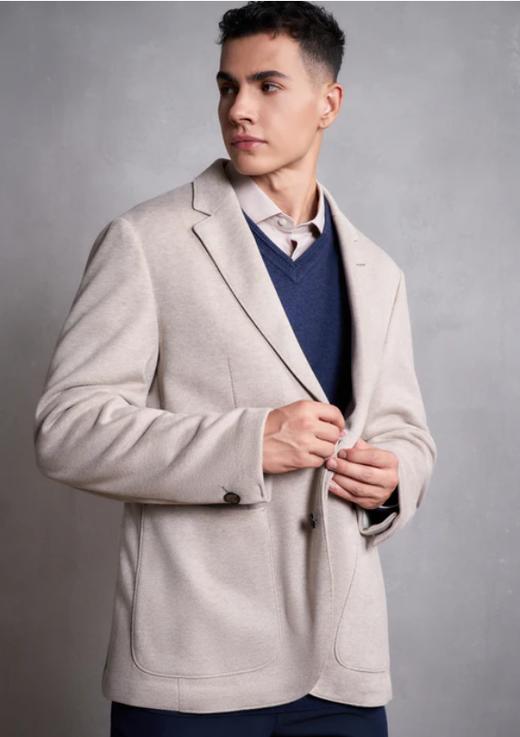 G2000男装FW25商场新款舒适剪裁独立西装外套58113908 商品图0