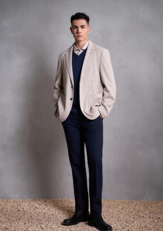 G2000男装FW25商场新款舒适剪裁独立西装外套58113908 商品图1