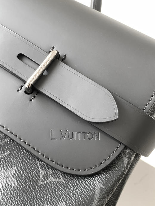 秋冬特惠💰1480 渠道级LV 【全钢五金 MB163c01变码芯片】te级LV 全套包装 M44052黑花 Louis Vuitton STEAMER 双肩包 商品图5