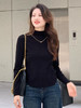 【百图lulu定制】【小金链针织衫】安迪绒  抗起球 半高领 长袖 针织衫 打底衫 商品缩略图8