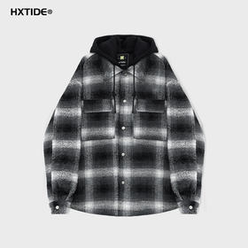 【断码清仓】HX 冬季短款带帽薄羽绒服C100540017101