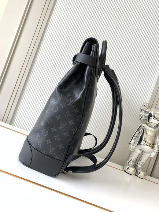 秋冬特惠💰1480 渠道级LV 【全钢五金 MB163c01变码芯片】te级LV 全套包装 M44052黑花 Louis Vuitton STEAMER 双肩包 商品图2