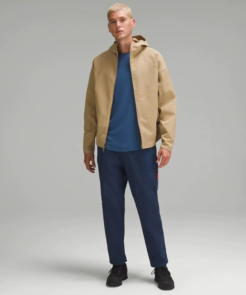 原单正品 Lululemon Wool-Blend 男士羊毛混纺连帽衫