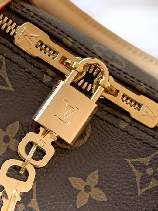 秋冬特惠💰1270 渠道级LV【全钢金色五金 MB163c01变码芯片】te级LV 全套包装 M46980老花 Speedy 系列手袋 商品图6