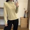 秋季新款宽松大码女装小立领内搭拉链纯色长袖卫衣2025打底衫修身卫衣 商品缩略图0