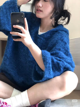 慵懒连帽毛茸茸