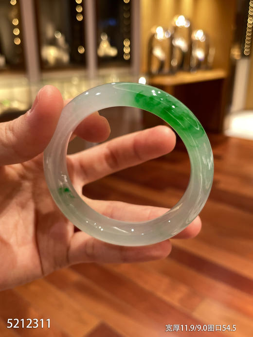 冰飘翠手镯【5212311】圈口54.5~具体价格微信咨询 商品图2