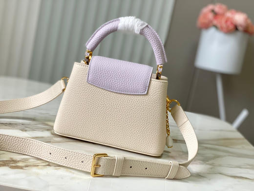 秋冬特惠💰1750 渠道级LV 新品 te级LV 动态芯片 M15117/M48865浅紫拼奶白珍珠花朵款 商品图2