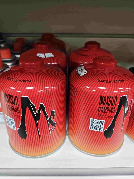韩国脉鲜户外瓦斯罐燃气450g/瓶 商品图0