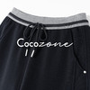 COCO ZONE 刘 一一 "拼色裤"罗纹拼接抽绳软糯休闲裤 CD2A3056 商品缩略图2