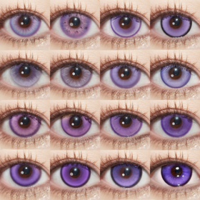 【合集】MyukiCon紫色 COS美瞳 紫玉髓/时光魔女/幽紫秘境/记忆之境/次元梦境Pro紫/绝绝紫/霓虹狂想/桑葚奶昔/桃芝紫 银魂/原神/守护甜心/疯狂动物城朱迪 显色自然日常 紫葡萄色系