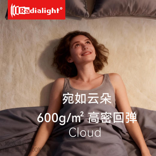 radialight澳洲羊毛电热毯2025新款单双人双控4分区澳洲羊毛电褥子 商品图1