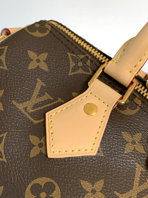 秋冬特惠💰1250 渠道级LV【全钢金色五金 MB163c01变码芯片】te级LV 全套包装 M46977老花 Speedy 系列手袋 商品图4