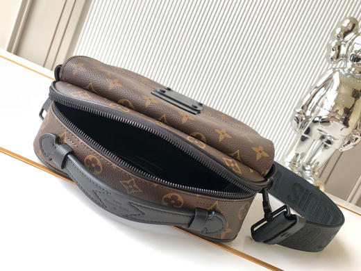 秋冬特惠💰1300 渠道级LV【全钢五金 MB163c01变码芯片】te级LV 全套包装 M45806老花 本款 S Lock 邮差包 商品图7