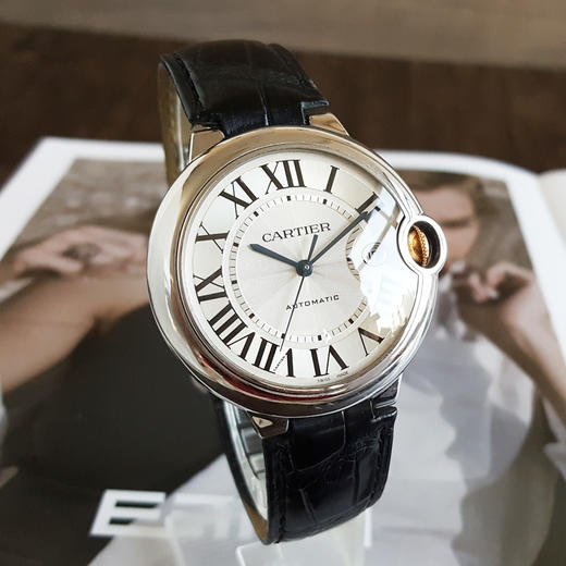 【95新】CARTIER卡地亚W69009Z3自动机械日期显示42mm（男款）蓝气球系列精钢151125NJS02 商品图2