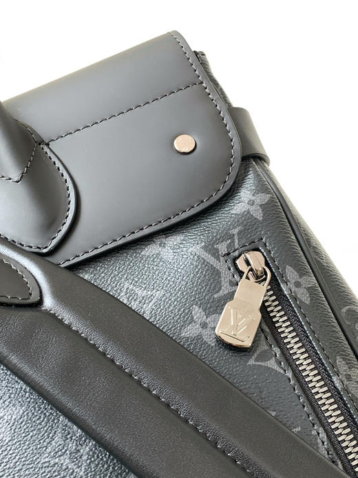 秋冬特惠💰1480 渠道级LV 【全钢五金 MB163c01变码芯片】te级LV 全套包装 M44052黑花 Louis Vuitton STEAMER 双肩包 商品图6