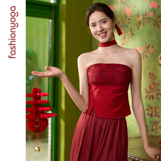 凡圣瑜伽优雅蕾丝拼接抹胸 FC15257 商品图13