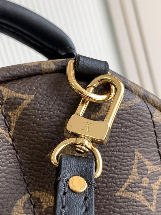 秋冬特惠💰1230 渠道级LV【全钢五金 变码芯片】te级LV 全套包装 M44873老花 本款Palm Springs迷你双肩包 商品图6