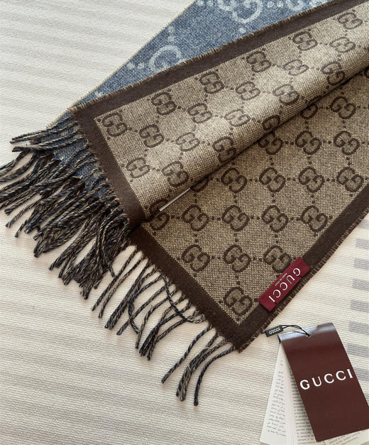 g家羊毛老花围巾围脖 商品图8