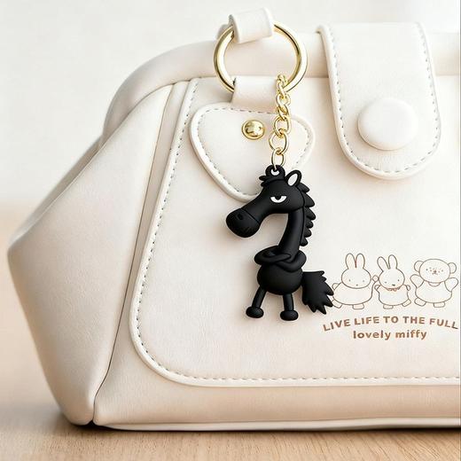天选黑马2026马年挂饰吉祥物钥匙扣 创意礼品公仔设计闺蜜网红礼物新 商品图0