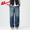 回力工装牛仔裤男士2025春秋新款美式阔腿休闲裤宽松直筒百搭裤子 商品缩略图9