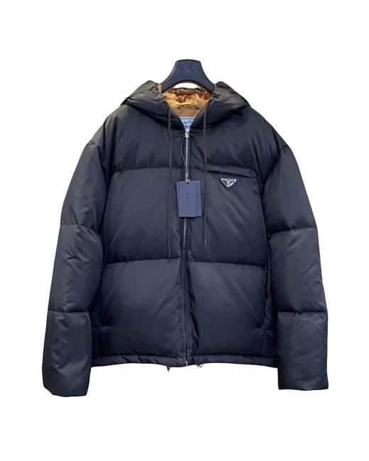 男款三角标连帽羽绒服he020 商品图0