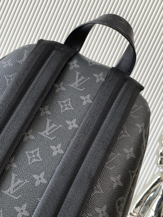 秋冬特惠💰1350 渠道级LV【全钢五金 MB163c01变码芯片】te级LV 全套包装 M14020黑花 本款 Discovery Slim 双肩包 商品图6