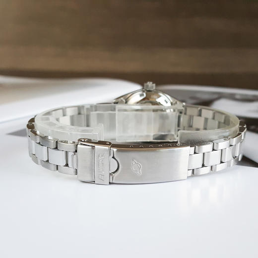 【95新】ENICAR英纳格775/55/309aB自动机械日期显示24mm（女表）精钢041125NJS13 商品图6