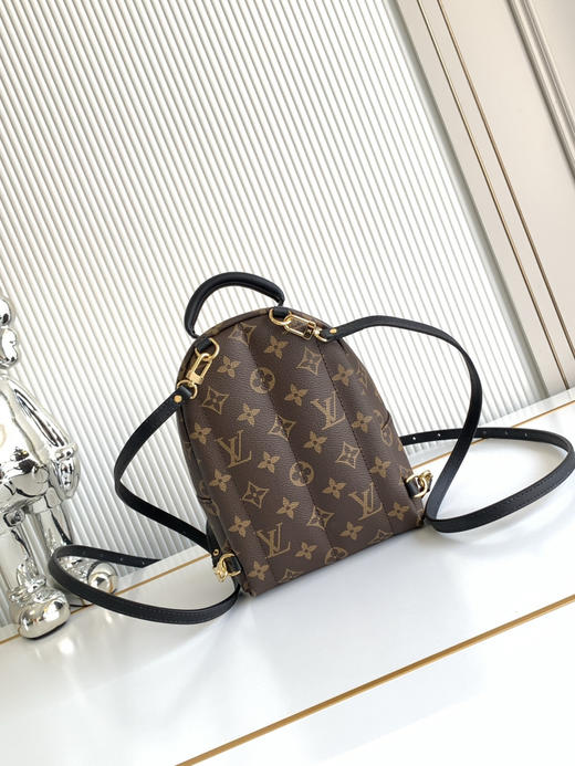 秋冬特惠💰1230 渠道级LV【全钢五金 变码芯片】te级LV 全套包装 M44873老花 本款Palm Springs迷你双肩包 商品图2