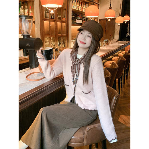 <曾小咸推荐> 现货秒杀！微信超特价！粉色毛衣开衫 日常229.99 立减100 秒杀129.99！ 商品图2