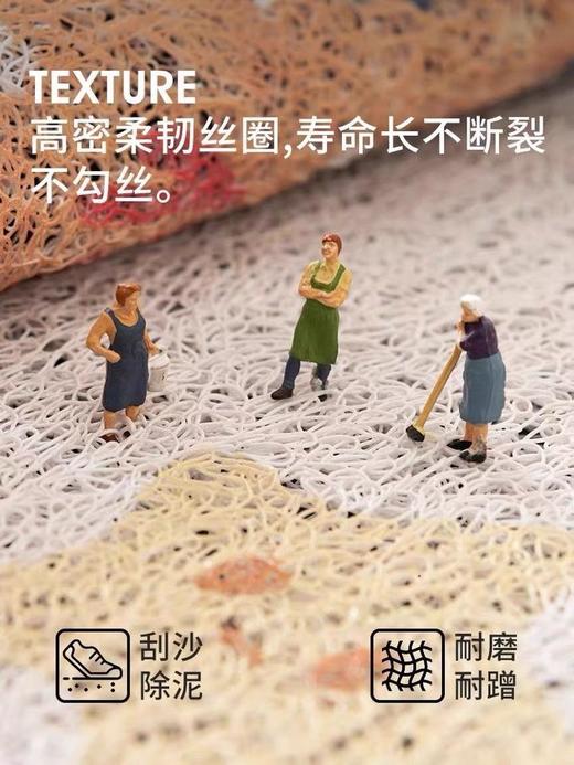 马到成功入户门丝圈地垫防滑门室内玄关艺术ins除尘美式北欧卧室 商品图4