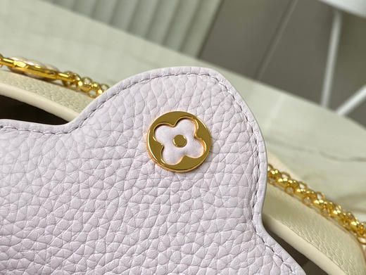 秋冬特惠💰1850 渠道级LV 新品 te级LV 动态芯片 M15117/M48865浅紫拼奶白珍珠花朵款 商品图6