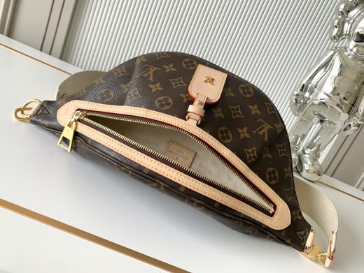 秋冬特惠💰1250 渠道级LV【全钢五金 MB163c01变码芯片】te级LV 全套包装 M46784老花 High Rise 腰包 商品图7