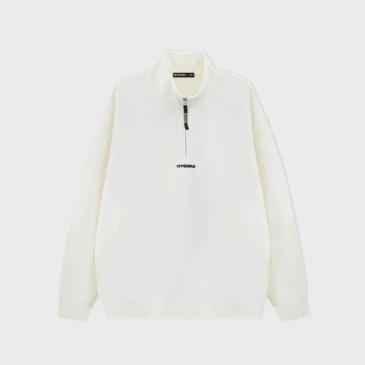 【新品上新】HX 冬季中领半开胸卫衣S106540012101/02 商品图2