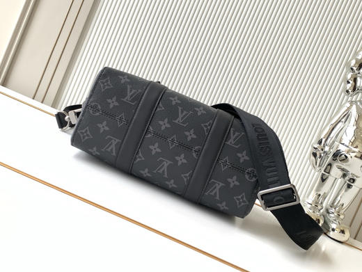 秋冬特惠💰1250 渠道级LV【全钢五金 MB163c01变码芯片】te级LV 全套包装 M45936黑花 CITY KEEPALL 手袋Keepal 旅行袋 商品图3