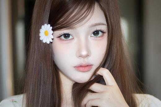 guruucon（gugulens旗下） 月抛 玉玉青山 直径14.5mm着色13.7mm 商品图7