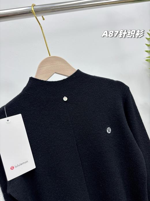 一包2件装，高端必入！LULU2025秋季新款小羊绒立领针织衫， 商品图5